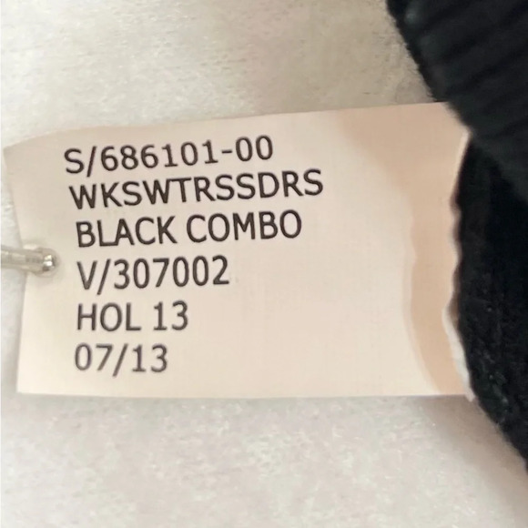 BANANA REPUBLIC Women's Black and Multicolored Colorblock Sweater Dress Size S - Picture 8 of 10